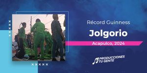 Récord Guinness del baile de la iguana en el Zócalo de Acapulco