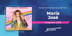 María José en las Bodas Comunitarias de Acapulco 2023